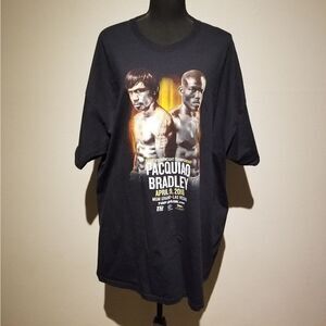 PACQUIAO VS BRADLEY BOXING T SHIRT SIZE 3XL b35